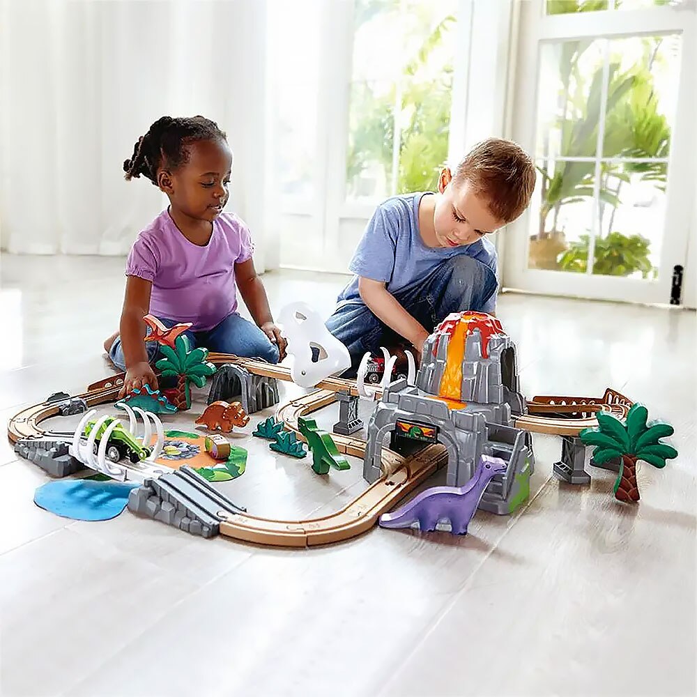 Hape Dinosaur Railway Adventure Set | Henry Bear's Park